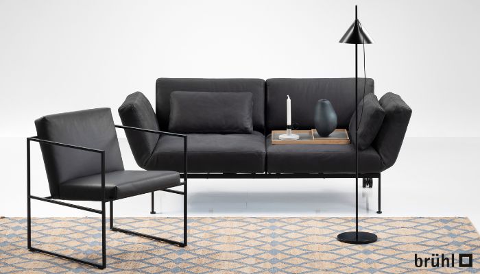 Brühl Sofa roro soft 2-Sitzer mit Sessel