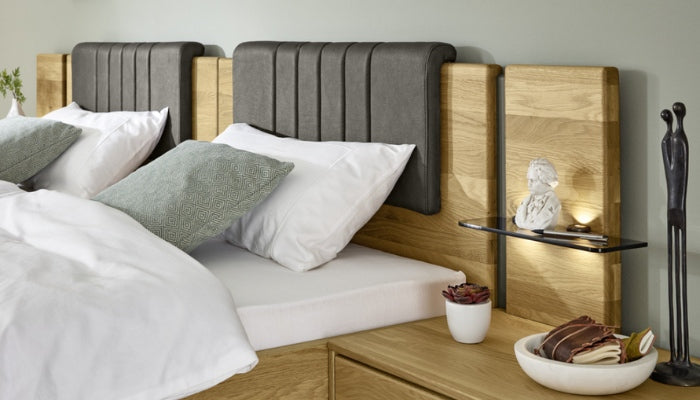 Musterring Sorrent Bett mit beleuchteter Nachtkonsole