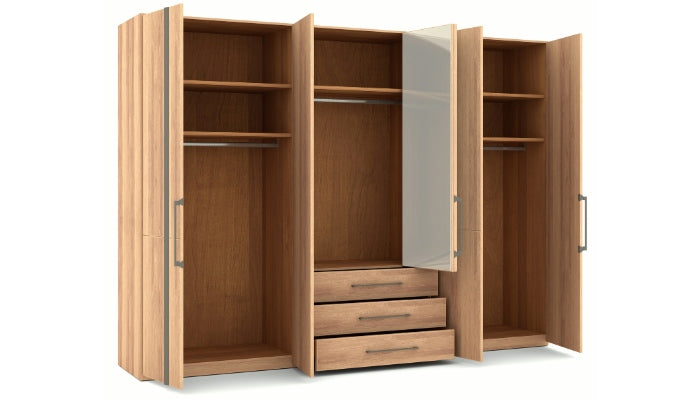 Musterring Sorrent Kleiderschrank mit Falttüren