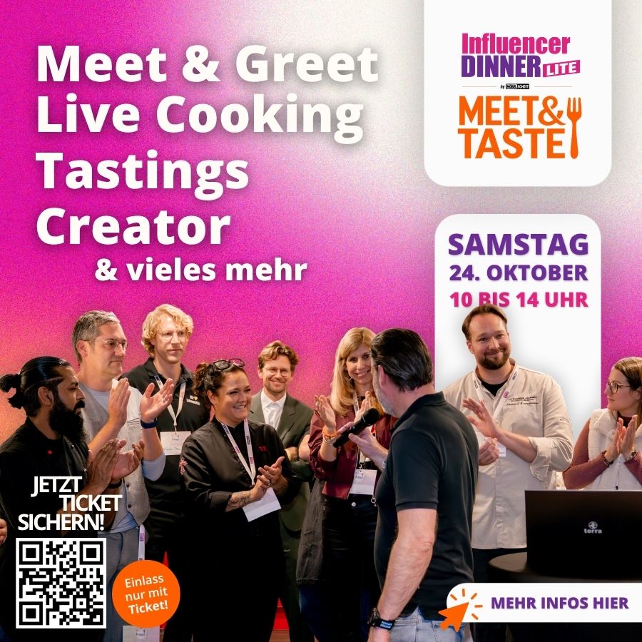 Influencer Dinner Lite - Meet & Taste Preview