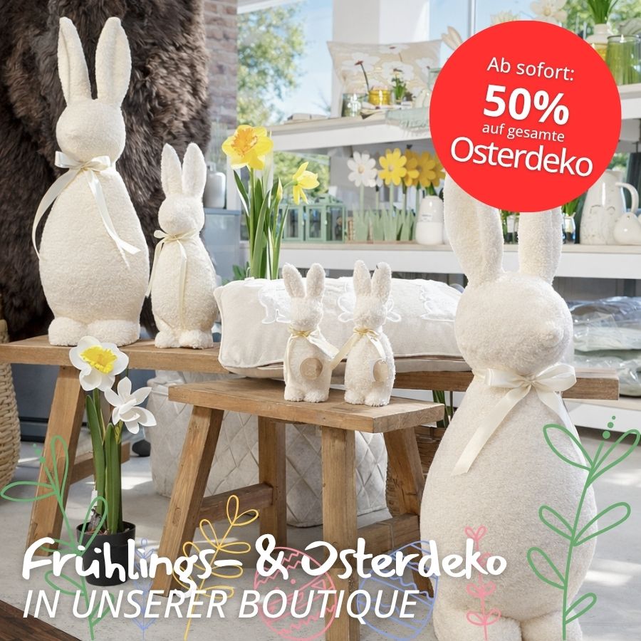 Frühlings- & Osterdeko in unserer Boutique