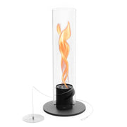 höfats Tischfeuer SPIN 900/1200, Gartenfackel im Glaszylinder