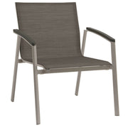 STERN New Top Lounge-Stapelsessel Gartenstuhl 2er Set, Alu-Gestell