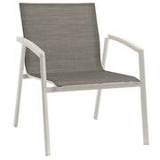 STERN New Top Lounge-Stapelsessel Gartenstuhl 2er Set, Alu-Gestell