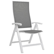 STERN Kari Klappsessel, Hochlehner Gartenstuhl mit Aluminium-Gestell