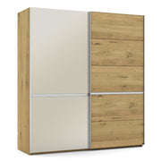Musterring Schwebetürschrank Savona 2.0, Schiebetürschrank 2-türig aus Eiche
