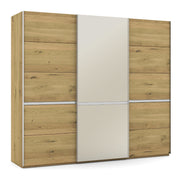 Musterring Schwebetürschrank Savona 2.0, Schiebetürschrank 3-türig aus Eiche