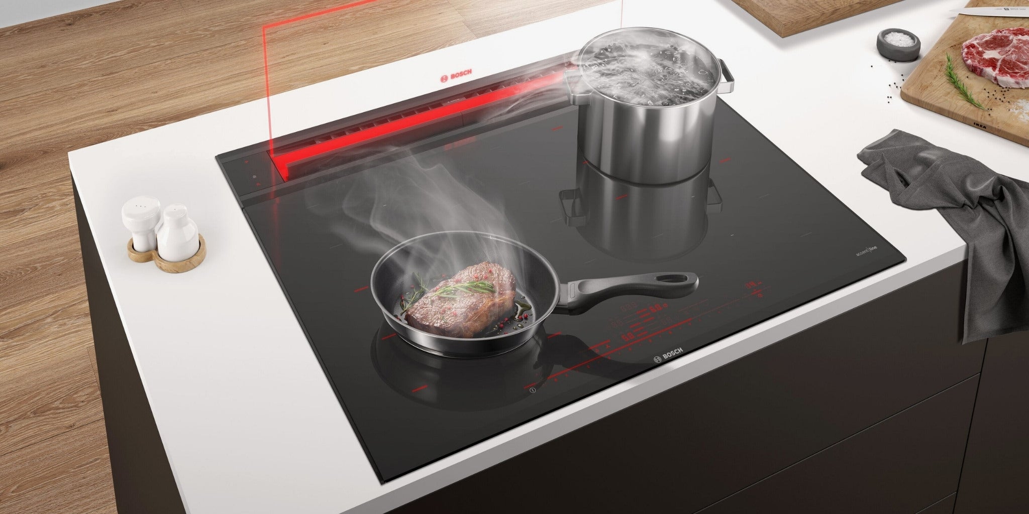 Bosch Kochfeld schwarz