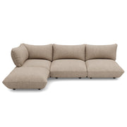 Fatboy Ecksofa Sumo, modulare Polstergarnitur 4-Sitzer, Boucléstoff Bezug