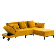 Brühl Sofa four-two soft Ecksofa inkl. Longchair mit Drehfunktion
