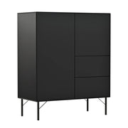 RAUM.FREUNDE Highboard Henri, 2-trg + 2 Schubladen, Push-to-open Funktion