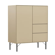 RAUM.FREUNDE Highboard Henri, 2-trg + 2 Schubladen, Push-to-open Funktion
