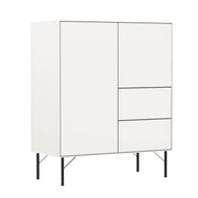 RAUM.FREUNDE Highboard Henri, 2-trg + 2 Schubladen, Push-to-open Funktion
