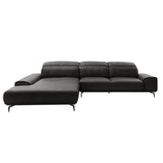 Musterring Ecksofa MR 2490 mit Lederbezug & Sockel + Metallfüßen