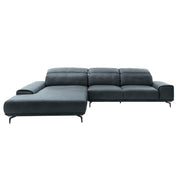 Musterring Ecksofa MR 2490 mit Lederbezug & Sockel + Metallfüßen