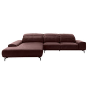 Musterring Ecksofa MR 2490 mit Lederbezug & Sockel + Metallfüßen