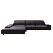 Musterring Ecksofa MR 2490 mit Lederbezug & Sockel + Metallfüßen