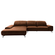 Musterring Ecksofa MR 2490 mit Lederbezug & Sockel + Metallfüßen
