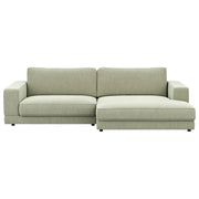 RAUM.FREUNDE Ecksofa Juni, 1,5 Sitzer mit Longchair, Stoffbezug