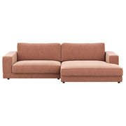 RAUM.FREUNDE Ecksofa Juni, 1,5 Sitzer mit Longchair, Stoffbezug