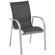 KETTLER Stapelsessel Tampa, Gartenstuhl mit Aluminium-Gestell, stapelbar