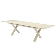 ZEBRA Gartentisch Levare, Ausziehtisch mit mit Keramik-Tischplatte, light taupe