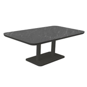 ZEBRA Gartentisch Move, höhenverstelbarer Esstisch für In- & Outdoor, mit Keramikplatte, graphite
