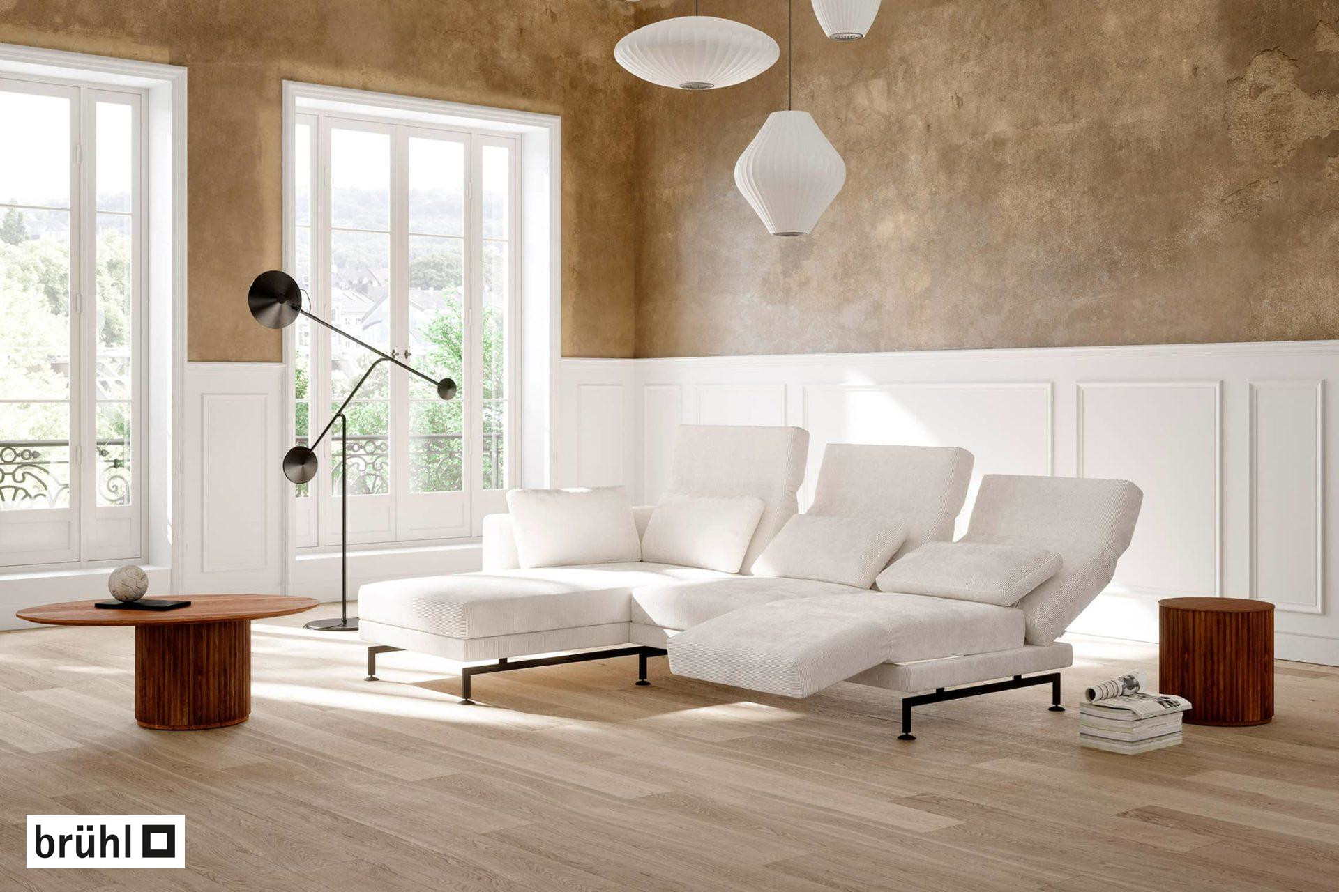 moule-Polstergarnituren der Marke brühl – moderne Designer-Sitzmöbel, erhältlich in Ihrem Möbelhaus bei Würzburg